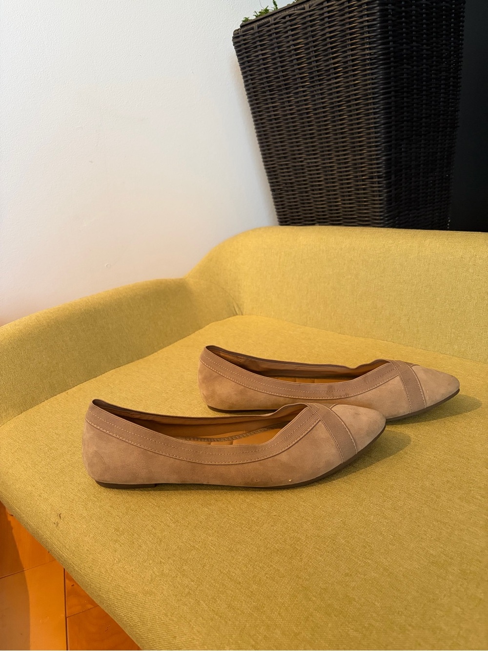 me too Suede Ballet Flats in Tan - Picture 4 of 4